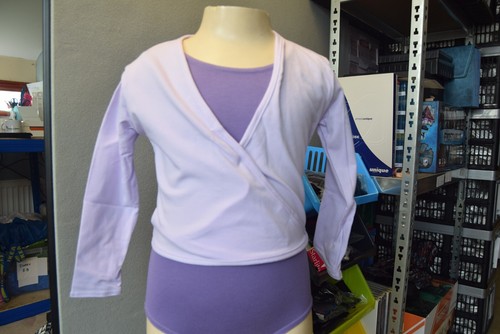 Lilac cotton ballet - ballet, wrap