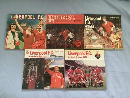 Liverpool official annuals - liverpool, fc
