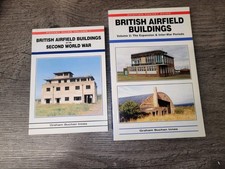 British Airfield Buildings of the Second World War Vol. 1 &2 Signed copies.