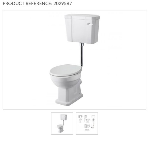 Harrogate low level toilet - harrogate,