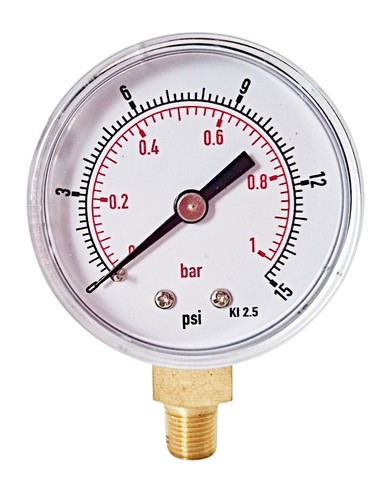 Low pressure gauge - pressure, 0/15