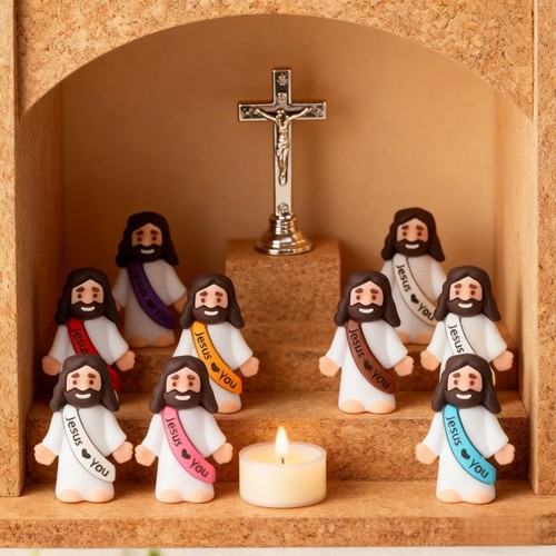 Pcs mini jesus figures - jesus,