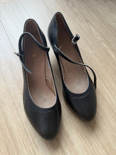 Black character shoes size 5 - black,