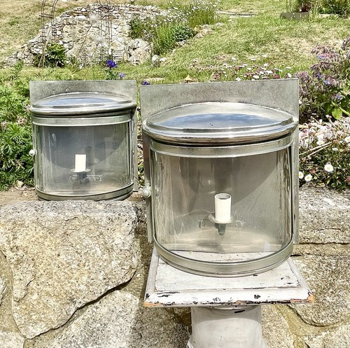 Pair vintage wall lights - pair, of