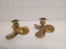 2 Brass Boat Shaped Propeller