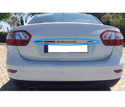 Chrome rear boot lid - boot, frame