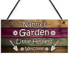 Garden Sign Hanging Wall