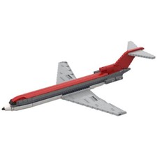 1:80 Scale Jetliner Passenger Jet Plane Model 1272 Pieces Construction Toys