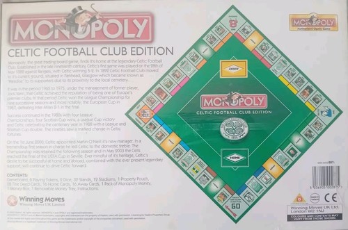 Monopoly celtic football - celtic,