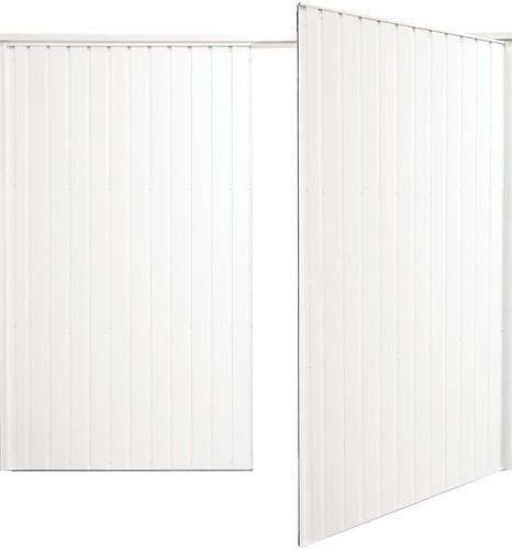 New side hinged garage - side,