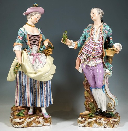Large meissen gardener - meissen,