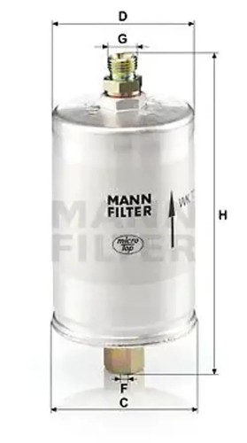 Fuel filter line - filter, wk