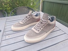 Ask The Missus Mens Casual Trainer Size 9 Grey Suede And Leather