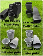7cm square plant pots - &,