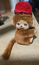 Monchichi Vintage 8cm Clip On Gripper Hugger Toy 1980s Rare