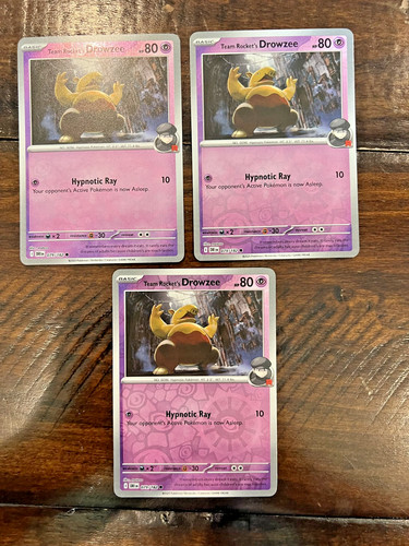 Lot 79 team rocket s - x3,