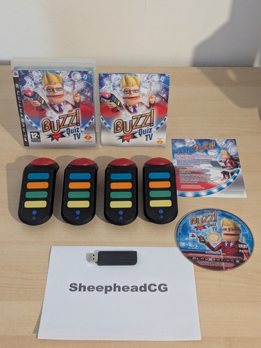 Buzz quiz ps3 with 4x - buzz!,