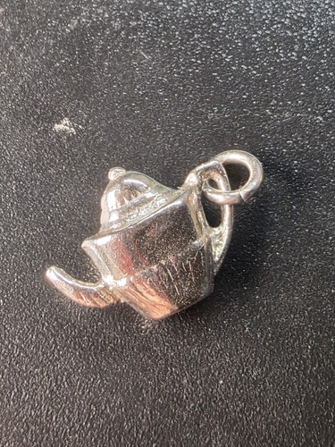 Vintage sterling silver teapot - silver,