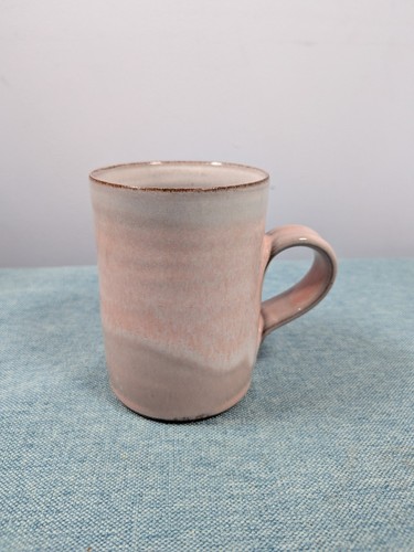 Woburn pottery mug pink drip - mug,