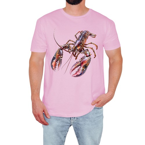 Vintage lobster mens shirt - lobster,