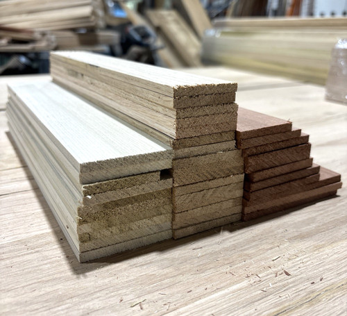 Mixed hardwood offcuts craft - hardwood, offcuts,
