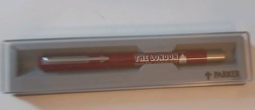 Vintage red parker ballpoint - parker,