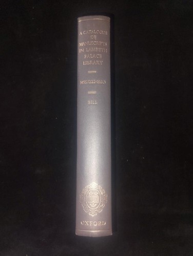 Catalogue manuscripts in - catalogue, of