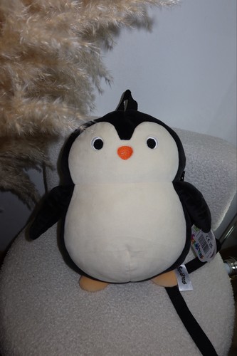 Penguin plush backpack - penguin,