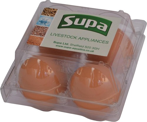 Supa brown rubber poultry - brown,