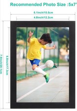 7x5 Photo Frames, Self-Adhesive Magnetic Picture Frames For Fridges,Doors Etc...