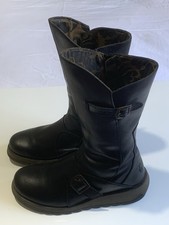 FLY LONDON  - Women’s Mes 2 Black Leather Boots UK 6 EUR 39