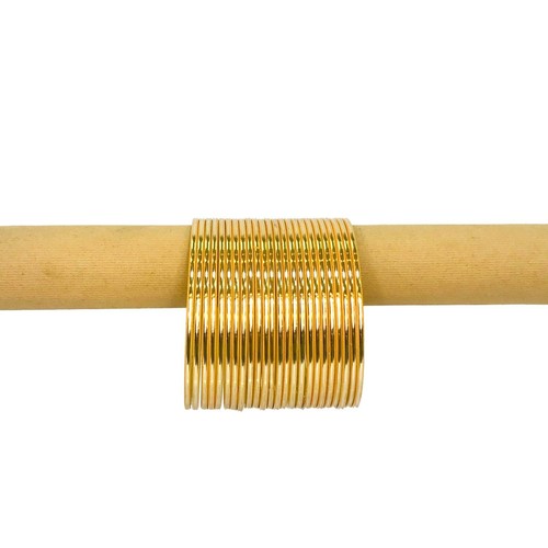 Plain shiny gold churi - plain,
