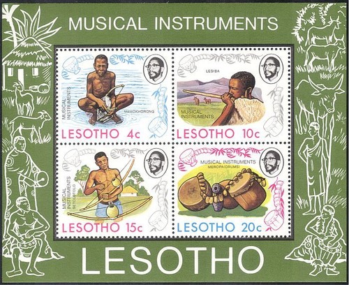 Lesotho 19754 music musical - lesotho,