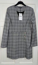 ZARA BLACK WHITE CHECK PRINT