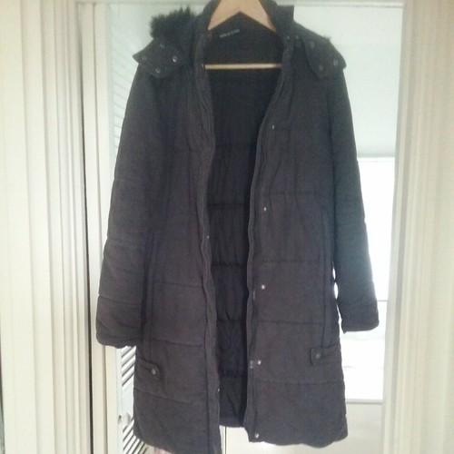 Dkny jeans long puffer coat - dkny,