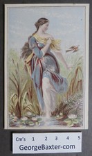 The Lady of the Lilies by Le Blond using George Baxter patent process - 1850's
