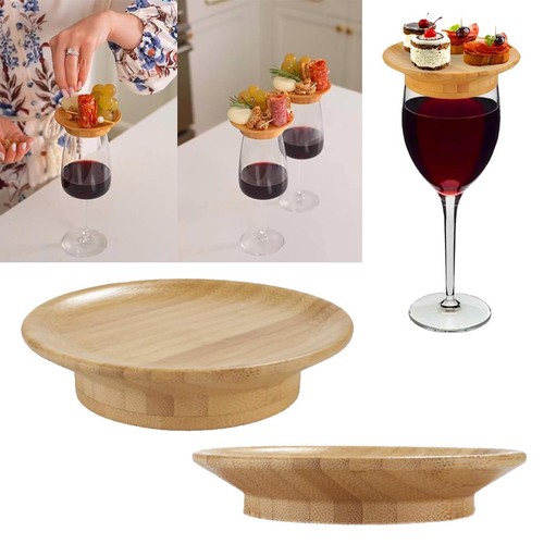 2pcs bamboo wooden wine glass - 2pcs,