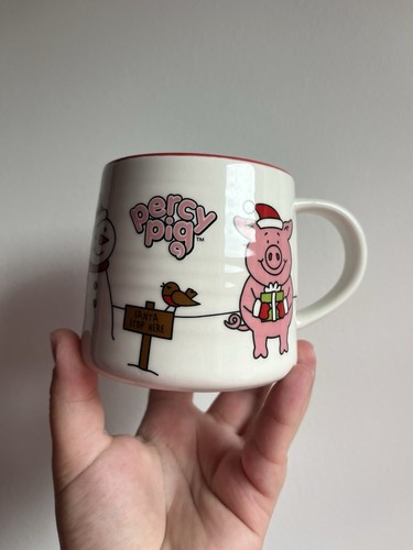 Percy pig christmas mug - percy,