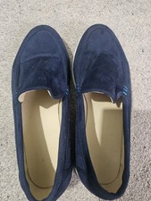Navy Blue Men Loafers In