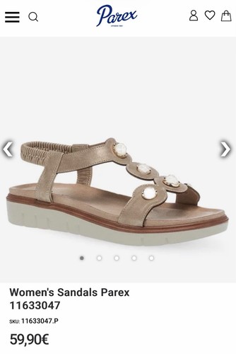 Women sandals parex size - women's,
