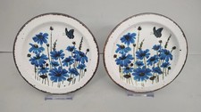 PAIR of Midwinter Stonehenge Spring side plates 7'' diameter 1970s