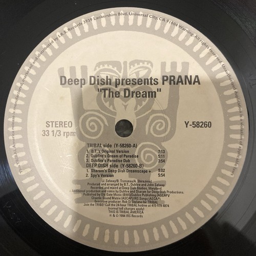 Deep dish prana the dream - dish,