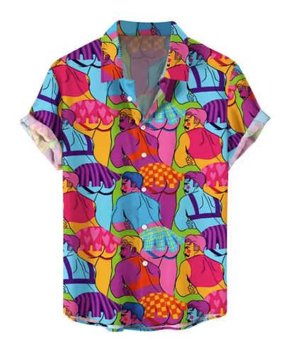 Mens button down - button, funny