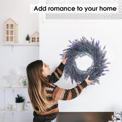 Lavender wreath for - wreath, front