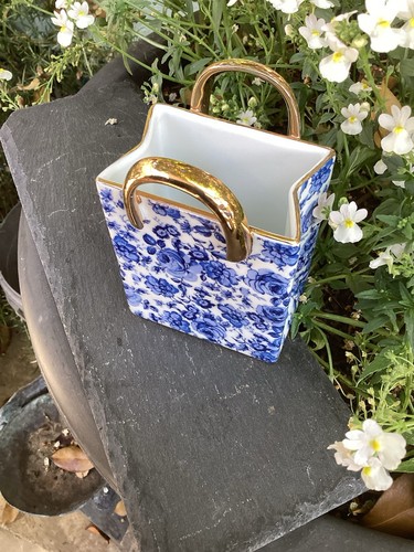 This charming blue and - is,