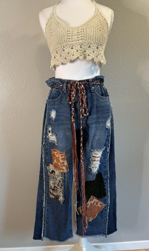 Ooak upcycled patchwork - patchwork, wide