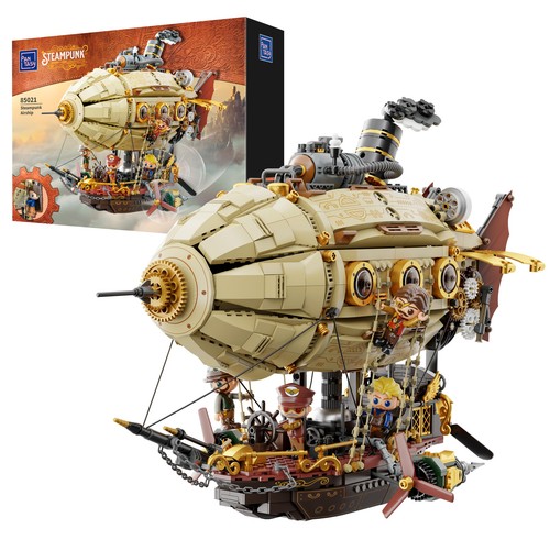 Pantasy steampunk airship - airship,