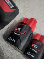 Milwaukee M12 B6 12V 4.0 ah Li-Ion Battery - Red X4 Batterys