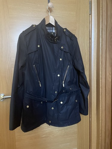 Barbour women black wax - women's,