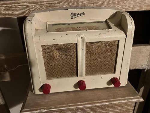Vintage marconi radio working - working,